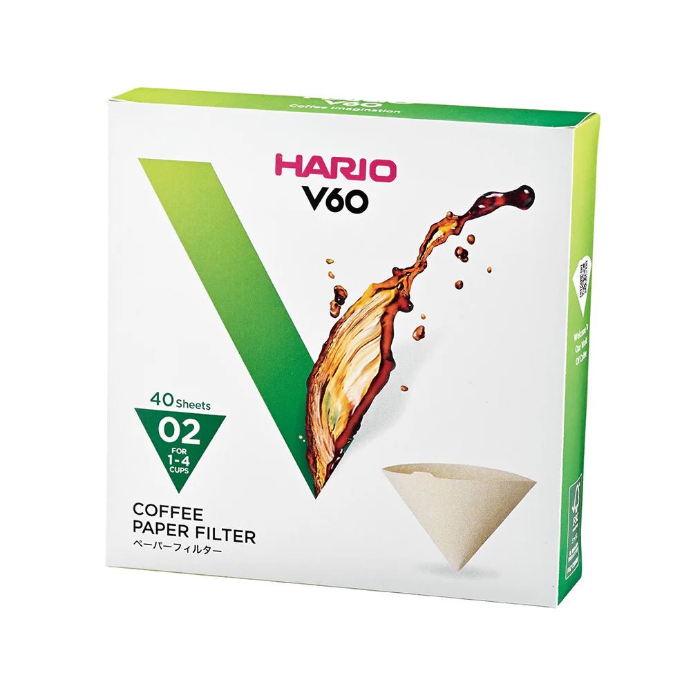 Hario V60 02 Filter Papers (40 pack)